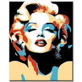 Painting by Numbers Marilyn Monroe Portrait